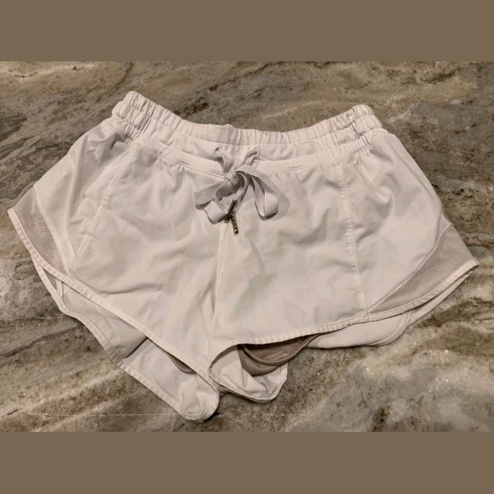 Lululemon white shorts